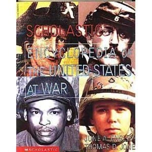 Book cover for Scholastic Encyclopedia of the United States at War by June A. English