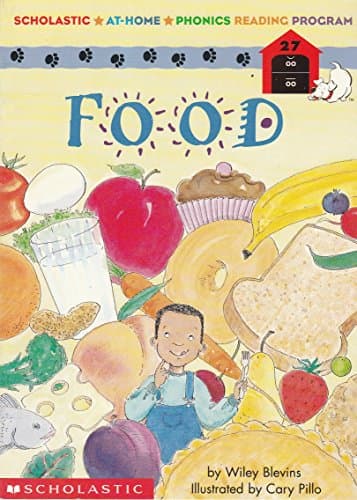 Book cover for Food (Scholastic at-home phonics reading program) by Blevins, Wiley
