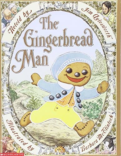 Book cover for The Gingerbread Man by Jim Aylesworth