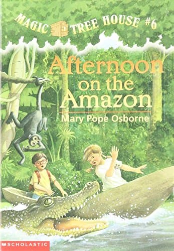 Book cover for Afternoon on the Amazon by Mary Pope Osborne