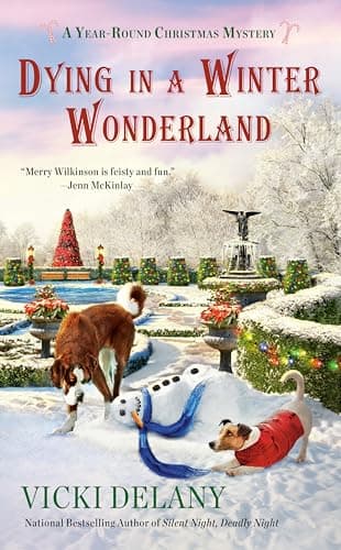 Book cover for Dying in a Winter Wonderland (A Year-Round Christmas Mystery) by Delany, Vicki