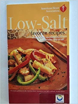Book cover for Low-Salt Favorite Recipes by American Heart Association