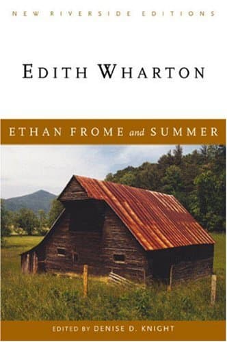 Book cover for Ethan Frome and Summer (New Riverside Editions) by Edith Wharton