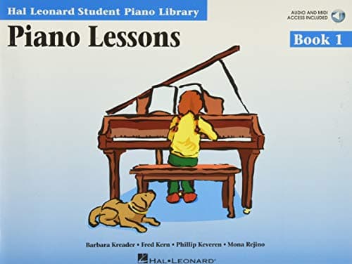 Book cover for Piano Lessons Book 1 - Hal Leonard Student Piano Library Book/Online Audio by Keveren, Phillip