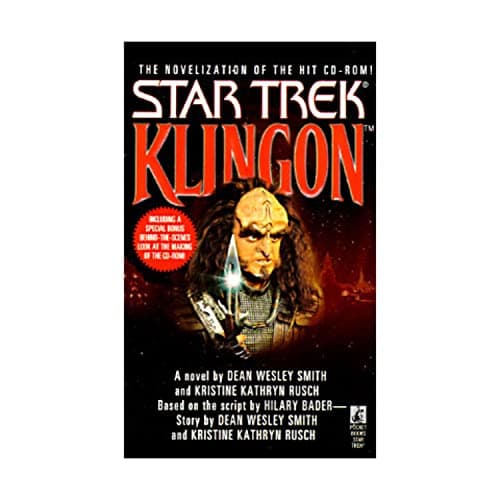 Book cover for Klingon: Star Trek by Dean Wesley Smith