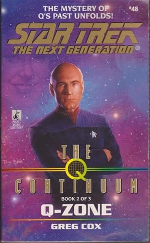 Book cover for The Q Continuum: Q-Space (Star Trek The Next Generation, Book 47) by Cox, Greg