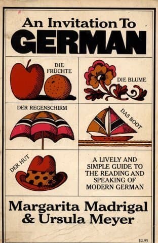 Book cover for An Invitation to German by Madrigal, Margarita