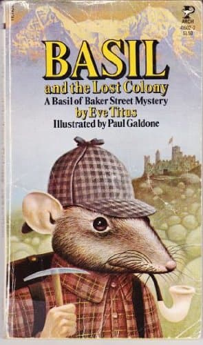 Book cover for Basil and the Lost Colony by Titus, Eve