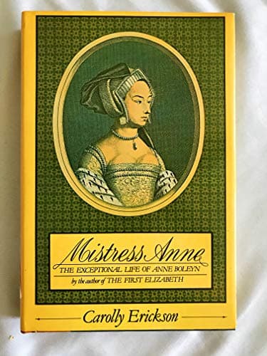 Book cover for Mistress Anne by Erickson, Carolly