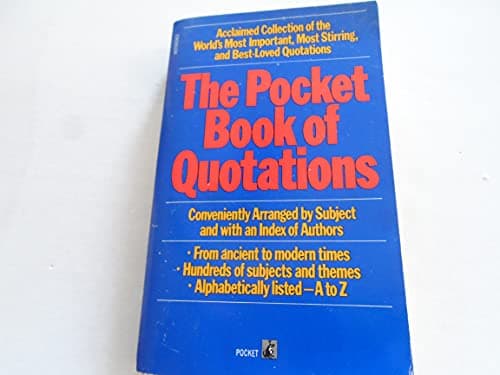 Book cover for The Pocket Book of Quotations by Henry Davidoff