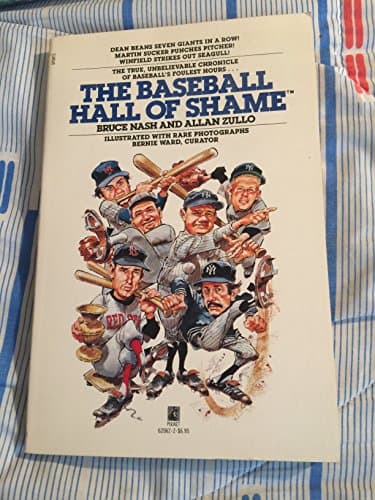 Book cover for Baseball Hall of Shame by Nash, Bruce