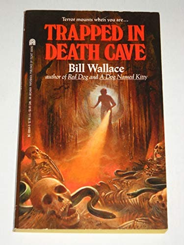 Book cover for Trapped in Death Cave by Wallace, Bill