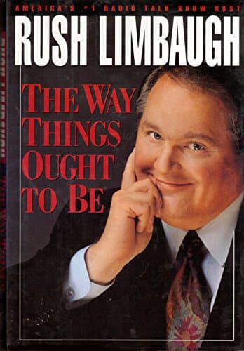 Book cover for The Way Things Ought to Be by Limbaugh, Rush