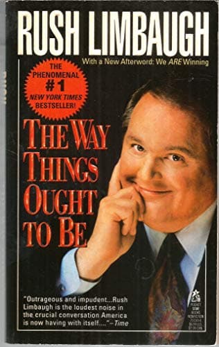 Book cover for The Way Things Ought to Be by Limbaugh, Rush