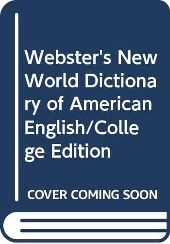 Book cover for Webster's New World Dictionary of American English/College Edition by Neufeldt, Victoria