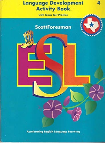 Book cover for Language Development Activity Book (4, ESL Accelerating English Language Learning1) by Unknown