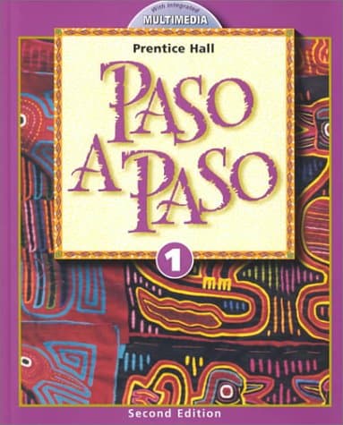 Book cover for PASO A PASO 2000 STUDENT EDITION LEVEL 1 Second EDITION (Spanish Edition) by Met, Myriam