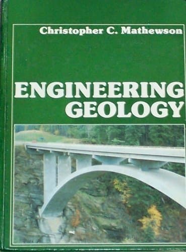Book cover for Engineering geology by Mathewson, Christopher C