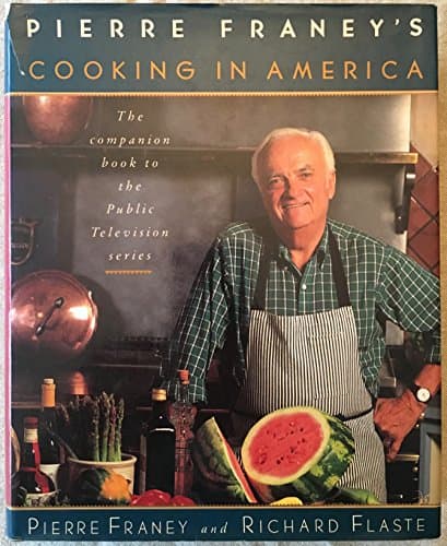 Book cover for Pierre Franey's Cooking In America by Pierre Franey