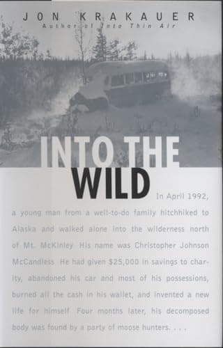 Book cover for Into the Wild by Krakauer, Jon
