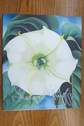 Book cover for Georgia O'Keeffe: One Hundred Flowers by Nicholas Callaway