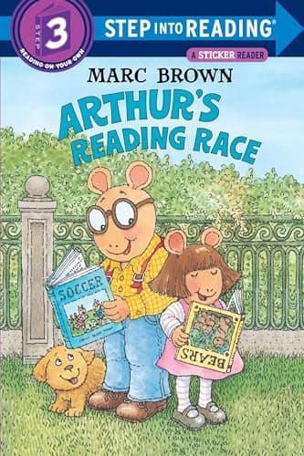 Book cover for Arthur's Reading Race (Step-Into-Reading, Step 3) by Brown, Marc