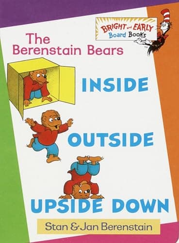 Book cover for The Berenstain Bears Inside Outside Upside Down by Berenstain, Stan