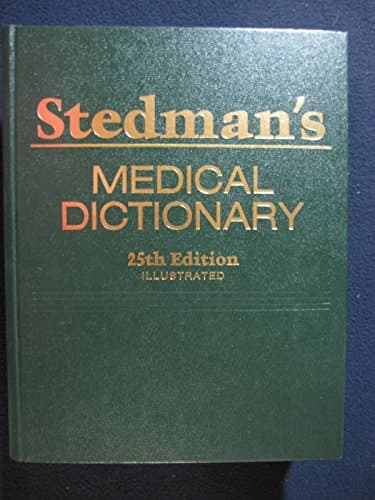 Book cover for Stedman's Medical Dictionary by Thomas Lathrop Stedman