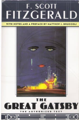 Book cover for The Great Gatsby by F. Scott Fitzgerald
