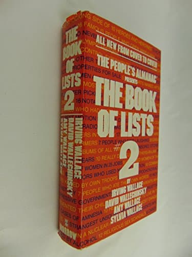 Book cover for The People's Almanac Presents The Books of Lists, No. 2 by Irving Wallace