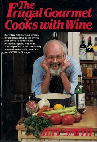 Book cover for The Frugal Gourmet Cooks with Wine by Jeff Smith
