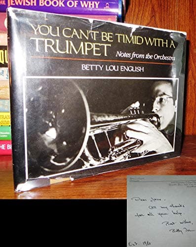 Book cover for You can't be timid with a trumpet: Notes from the orchestra by Stan Skardinski