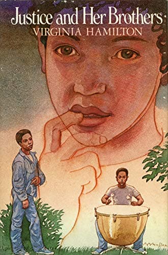 Book cover for Justice and her brothers by Hamilton, Virginia