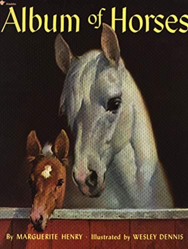 Book cover for Album of Horses by Henry, Marguerite