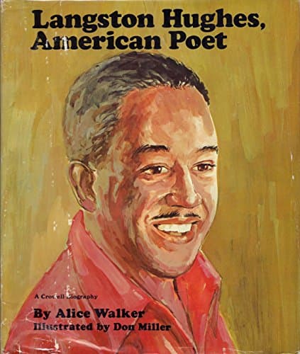 Book cover for Langston Hughes, American Poet (Crowell Biography) by Walker, Alice