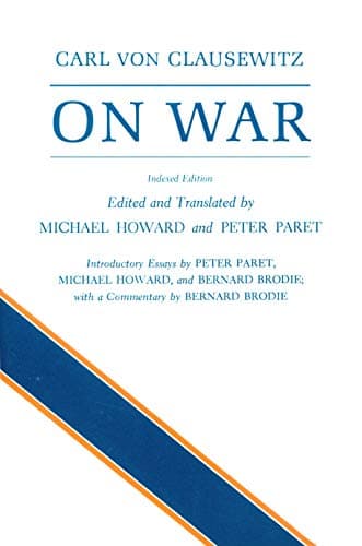 Book cover for On War by Carl von Clausewitz