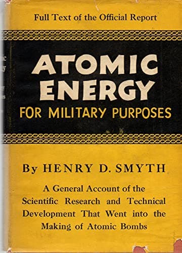 Book cover for Atomic Energy for Military Purposes by Smyth, Henry De Wolf