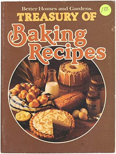 Book cover for Better Homes and Gardens Treasury of Baking Recipes by Better Homes and Gardens Editors
