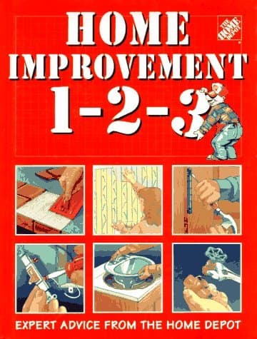 Book cover for Home Improvement 1-2-3: Expert Advice from the Home Depot by Allen, Benjamin W.