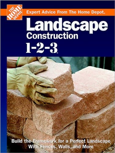 Book cover for Landscape Construction 1-2-3: Expert Edvice from the Home Depot by Holms, John P.