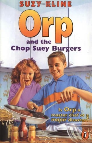 Book cover for Orp and the Chop Suey Burgers (Olyslager Auto Library) by Kline, Suzy