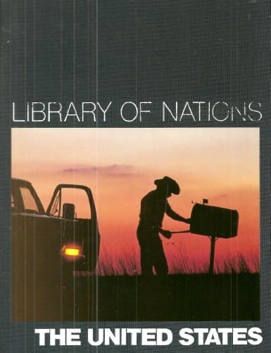 Book cover for The United States (Library of Nations) by the editors of Time-Life Books