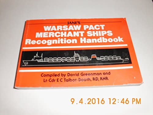 Book cover for Jane's Warsaw Pact Merchant Ship Recognition Handbook by Greenman, David