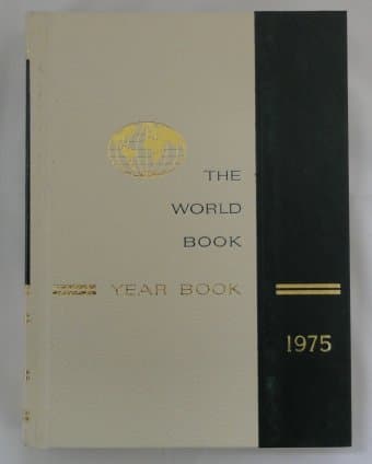 Book cover for The World Book Yearbook (World Book) by World Book
