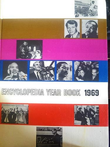 Book cover for Encyclopedia Year Book 1969 by Merrick, Helen Hynson (Editor in Chief)