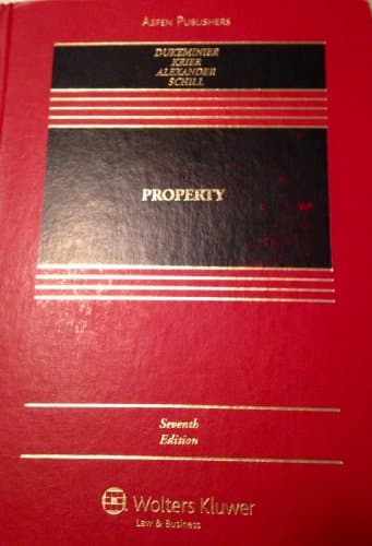 Book cover for Property by Dukeminier, Jesse