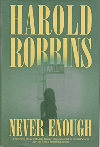 Book cover for Never Enough (Large Print) by Harold Robbins