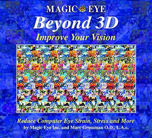 Book cover for Magic Eye Beyond 3D: Improve Your Vision by Magic Eye Inc.