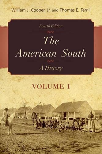 Book cover for The American South: A History by Jr., William J. Cooper