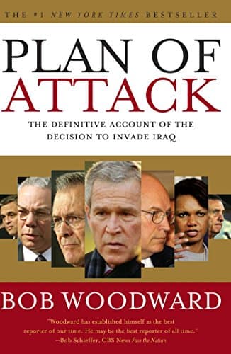 Book cover for Plan of Attack: The Definitive Account of the Decision to Invade Iraq by Woodward, Bob